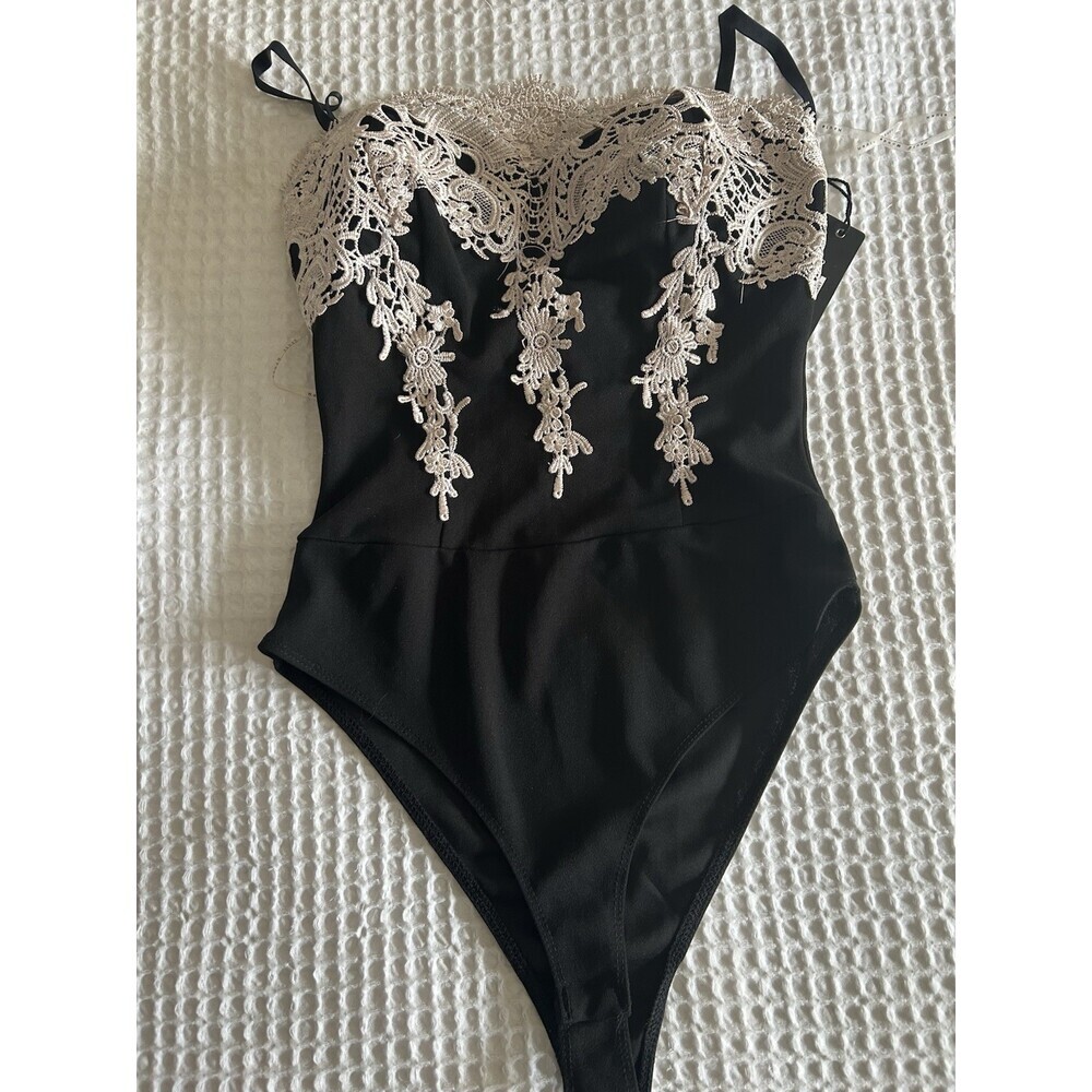 Lingerie Teddy Women’s Black Intimates  Sz S By Haute Monde Very Sexy